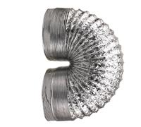 ETHZZLE Tuyau Évacuation Aluminium Épais pour Ventilation Hvac Conduit Flexible Résistant Haute Température Gaine Extensible Diamètre pour Sèche-linge et Hotte Aspirante