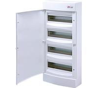 ETI Boîte à fusibles en saillie IP40 - Boîte de distribution en saillie - Sous-distribution en saillie (4 rangées de 48 modules, porte blanche)