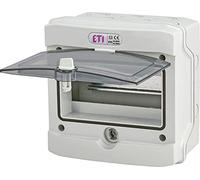 ETI ECH-4G Distributeur en saillie 1 rangée 4 modules pour pièces humides IP65