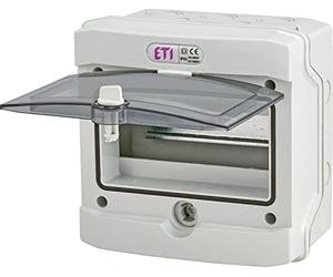 ETI ECH-4G Distributeur en saillie 1 rangée 4 modules pour pièces humides IP65