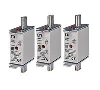 ETI NH NH000-80A Lot de 3 détecteurs combinés à affichage frontal NH000 gG 500 V
