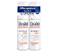 Etiaxil Anti-transpirant 48h Transpiration Modérée lot de 2 x 150ml