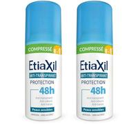 ETIAXIL Anti-Transpirant Protection 48h Compressé Liquide 2x100 ml