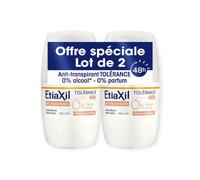 EtiaXil Déodorant antitranspirant Tolérance 48h Peaux sensibles Roll-on 2 x 50 ml
