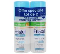 Etiaxil Anti-Transpirant - Transpiration Modérée - Aisselles - Compressé - Peaux Sensibles - 100 Ml Lot De 2