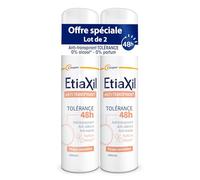 Etiaxil Tolérance Anti-Transpirant 48h Peaux Délicates Aérosols 2x150ml