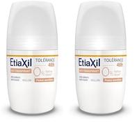 ETIAXIL - Anti-transpirant - Transpiration Modérée - Aisselles - Tolérance - Roll-on - 50 ml (Lot de 2)