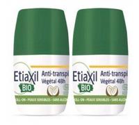 Etiaxil Bio Anti-Transpirant Végétal 48h 2x50ml