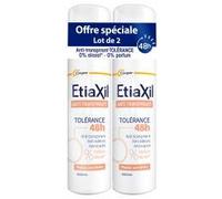 Etiaxil Déodorant Anti-Transpirant Tolérance 48H Aérosol Lot de 2 x 150 ml - Lot 2 x 150 ml