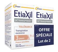 Etiaxil Détranspirant Tolérance Peaux Sensibles Roll-On 2x15ml
