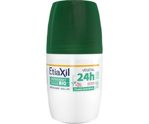Etiaxil Déodorant Végétal 24h Parfum Lotus Vert Bio Peaux Sensibles Roll-On 50ml