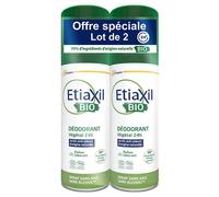 Etiaxil Déodorant Végétal 24h Spray Bio Lot de 2 x 100ml