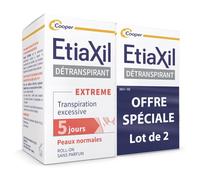 Etiaxil Détranspirant Aisselles Peaux Normales Roll-On Lot de 2 x 15ml