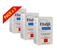 Etiaxil Traitement Détranspirant Aisselles Bille Peaux Normales - Lot 3 X15 Ml