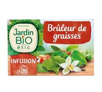 ETIC - Infusion brûleur de graisses Bio JARDIN BIO | Savoureuse et onctueuse | Idéale pour vos pauses bien-être | la boîte de 20 sachets | LOT DE 3