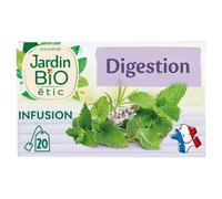 ETIC - Infusion digestion Bio JARDIN BIO | Savoureuse et onctueuse | À déguster après les repas | la boîte de 30 sachets | LOT DE 3