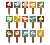 Etichette Per Piante - Set Giardinaggio Marcatori Vegetali | Plant Labels with Resistente Materiale, Riutilizzabili, Facili Da Scrivere, For Fiori Vasi Vivaio Serra Interno Esterno Organizzazione