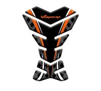 ETIGBG pour Varadero XL 125 250 1000 3D Moto réservoir Tampon Protecteur Autocollant Moto réservoir de Carburant Autocollant Tapis de réservoir Moto(10 Orange)