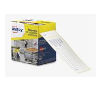 Avery Étiquettes de traçabilité alimentaire ETIHACCP 300 étiquettes 98×40 mm adhésif enlevable