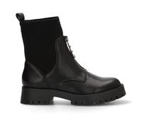 Etika Bottines militaires à plateforme pour femme, avec tige élastique type chaussette et semelle Track, fermeture éclair, modèle 11045, Noir , 38 EU