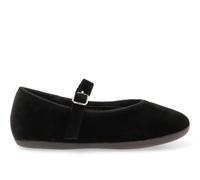 Etika Chaussures Barefoot, semelle plate 63338 | Extérieur textile, doublure et plante synthétiques, sangle avec boucle et bout rond. Idéal pour les uniformes et les