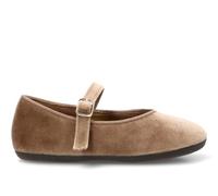 Etika Chaussures Barefoot, semelle plate 63338 | Extérieur textile, doublure et plante synthétiques, sangle avec boucle et bout rond. Idéal pour les uniformes et les
