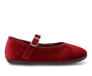 Etika Chaussures Barefoot, semelle plate 63338 | Extérieur textile, doublure et plante synthétiques, sangle avec boucle et bout rond. Idéal pour les uniformes et les