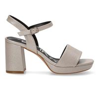 Etika Sandales 90008 dorées, argent métallique, 38 EU