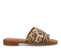 Etika Sandales bio pour femme, chaussures plates et anatomiques, double boucle, modèle 10095, multicolore, 37 EU