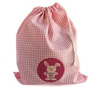 ETIKIDS Sac à goûter réutilisable avec imprimé enfant lavable - Sac en tissu pour aliments - Idéal pour repas scolaires - Porte-déjeuner écologique pour sandwichs, fruits, biscuits (Rose)