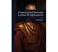 Etimologia E Sintassi Latina Pe' Giovanetti