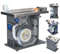 Étiqueteuse à angle droit, applicateur d'étiquettes d'angle à 90° avec écran tactile PLC, 15 à 30 étiquettes/min, précision ± 0,5 mm, pour étanchéité inviolable