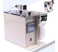 Étiqueteuse, applicateur semi-automatique réglable avec écran tactile, boîte d'angle à 90°, vitesse: 76 pcs/min, anti-contrefaçon pour étiquettes transparentes/rondes/carrées