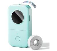 Étiqueteuse Bluetooth avec ruban adhésif, mini imprimante d'autocollants thermiques portables, étiqueteuse portable avec modèles personnalisés polices icônes pour l'organisation des enfants à la