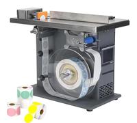 Étiqueteuse d'angle semi-automatique avec centrage PLC, 15 à 30 pièces/min, pour produits de 15 à 30 mm dans les industries de l'impression, de l'alimentation et de l'électronique