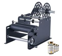 Étiqueteuse de bouteilles, semi-automatique, largeur réglable 10-130 mm, longueur 10-300 mm, durable et facile à installer pour les industries des boissons et des industries médicales