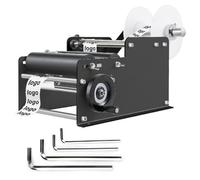 Étiqueteuse manuelle efficace pour bouteilles - Applicateur d'étiquettes manuelles pour aliments et boissons, idéal pour les bouteilles en plastique PET, verre et métal - Étiqueteuse de qualité