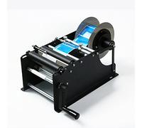 Étiqueteuse manuelle, étiqueteuse autocollante semi-automatique réglable, améliore l'efficacité de la production et la qualité des étiquettes, pour bouteilles commerciales en verre, métal et plastiq