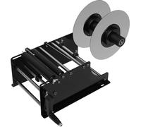Etiqueteuse manuelle pour bouteilles rondes, fonctionnement à grande vitesse, placement précis des étiquettes, noire