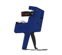 Étiqueteuse MX 5500 Professionnelle Pistolet à Étiquettes 8 Chiffres avec Symboles Monétaires Étiqueteuse Portable pour Magasin Restaurant Bureau Kit Complet avec Recharge Encre & Étiquettes (Bleu)