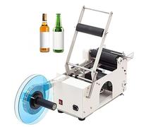 Étiqueteuse pour bouteilles rondes, tête d'étiquetage réglable, s'adapte aux bouteilles cylindriques d'un diamètre de 1,5 à 11,9 cm, efficace et polyvalente