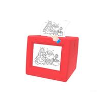 Étiqueteuse thermique compacte 9 cm pour imprimante d'autocollants vocaux | Commande vocale, impression mains libres, pour intelligence artificielle pour compagnon, design compact de 9 cm