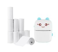 Étiqueteuse thermique portable sans fil - Compacte, impression sans encre, alimentée par USB, idéale pour les notes et photos de bureau