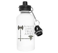 Étiquetez Vos Axes Mathématiques Bouteille D'eau En Acier Inoxydable Flacon Écologique Réutilisable Blanc Stainless Steel Water Bottle White Reusable Eco Flask