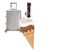 Étiquette À Bagage Forme adorable d'aliment colorée décorative | Signes Bagage Alimentaires Pliables sac à dos valise identificateur de bagage accessoire breloque décoratifs colorés