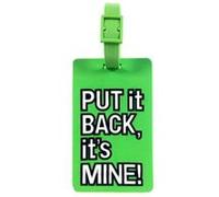 NOVAGO Etiquette Bagages, Valise, Sac a Dos, Porte adresse (Vert ''Put it Back '')