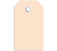 Etiquette à suspendre, 60 x 120 mm, pour colis, marron
