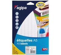 Etui A5 3024 étiquettes blanches 9*13mm
