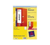 Avery – Étiquettes autocollantes L4761-25 – Pochette 100, 192 x 61 mm, imprimables laser/jet d'encre