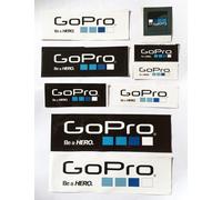 Étiquette adhésive d'icône Gopro, 9 pièces, DIY bricolage, Hero, accessoires